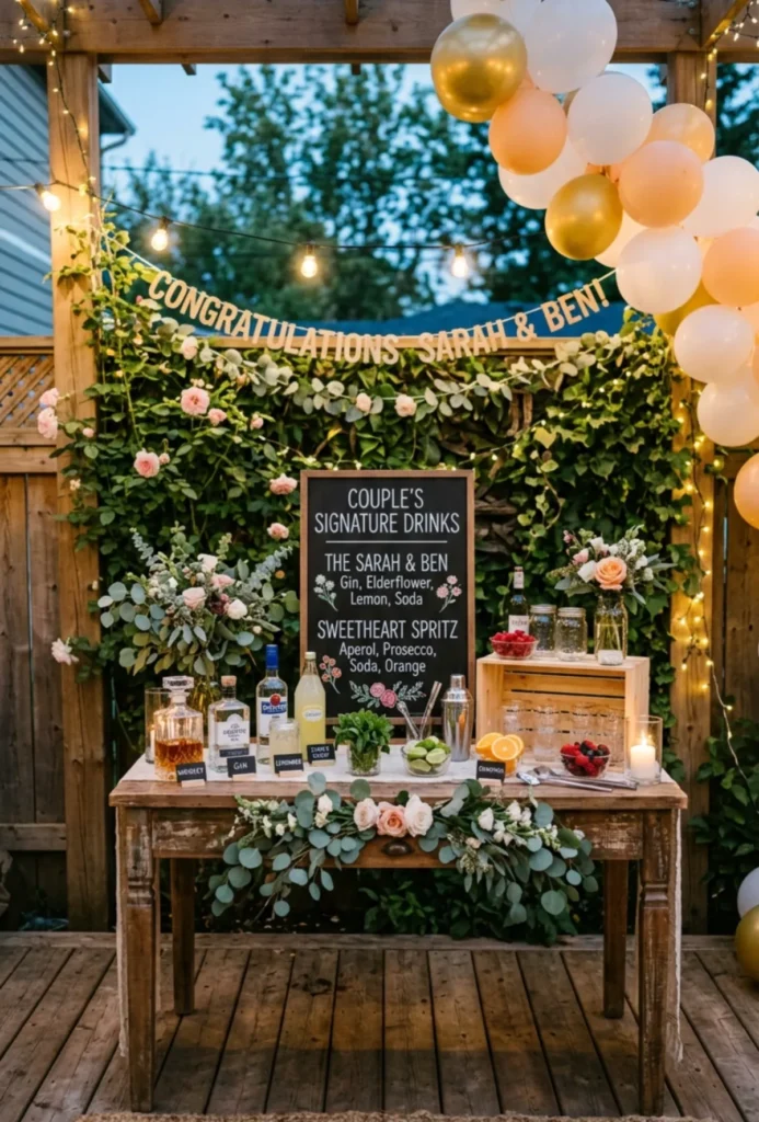  Backyard Signature Drink Mixology Station