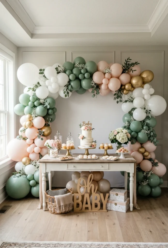 Balloon and Dessert Combo Backdrop