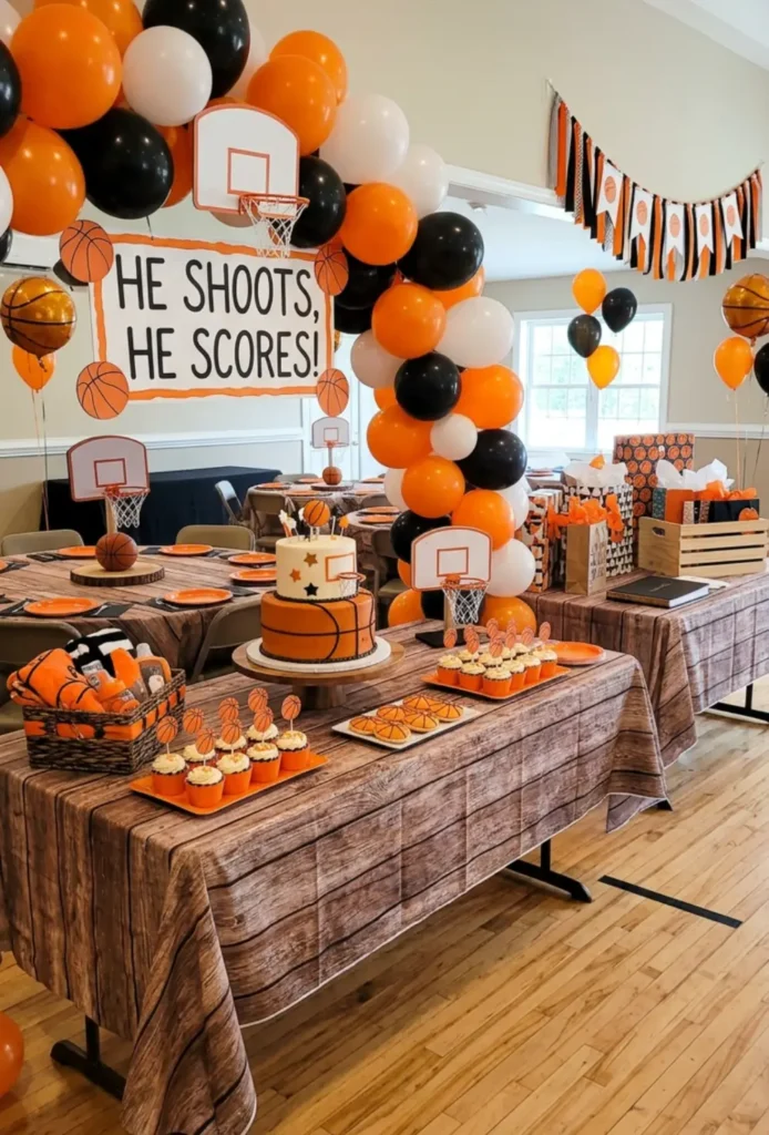 Basketball Baby Shower Theme