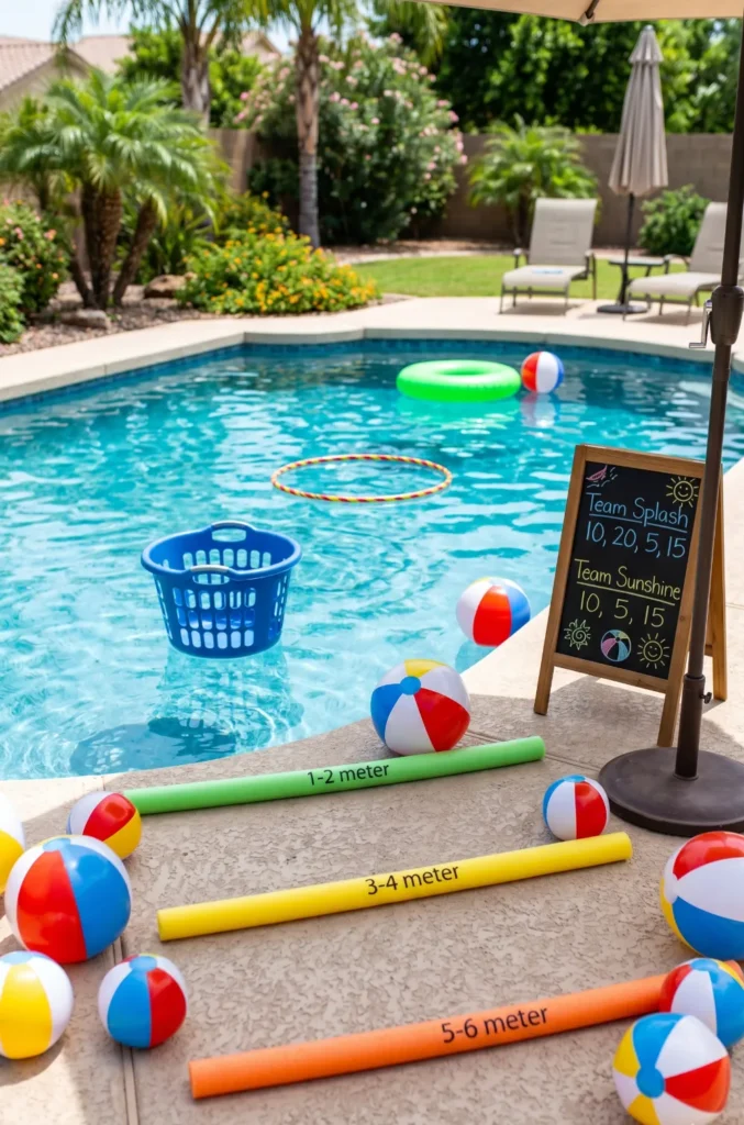 Beach Ball Toss Pool Party