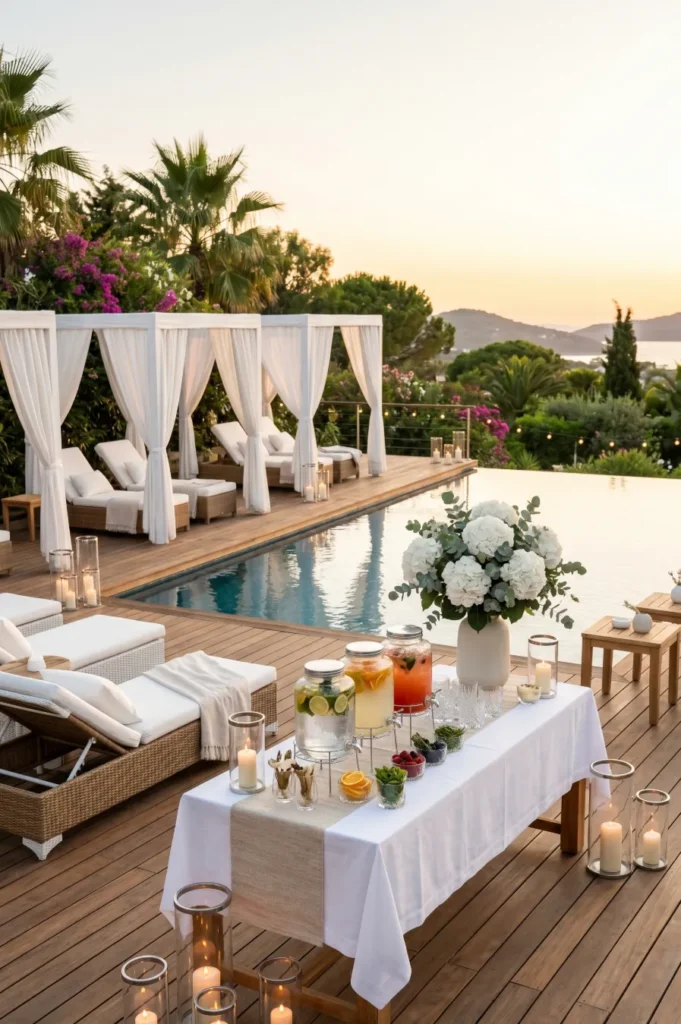 Beach Club Luxe Poolside Party