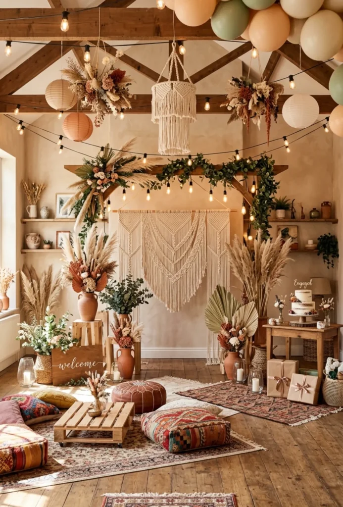 Boho Chic Engagement Theme