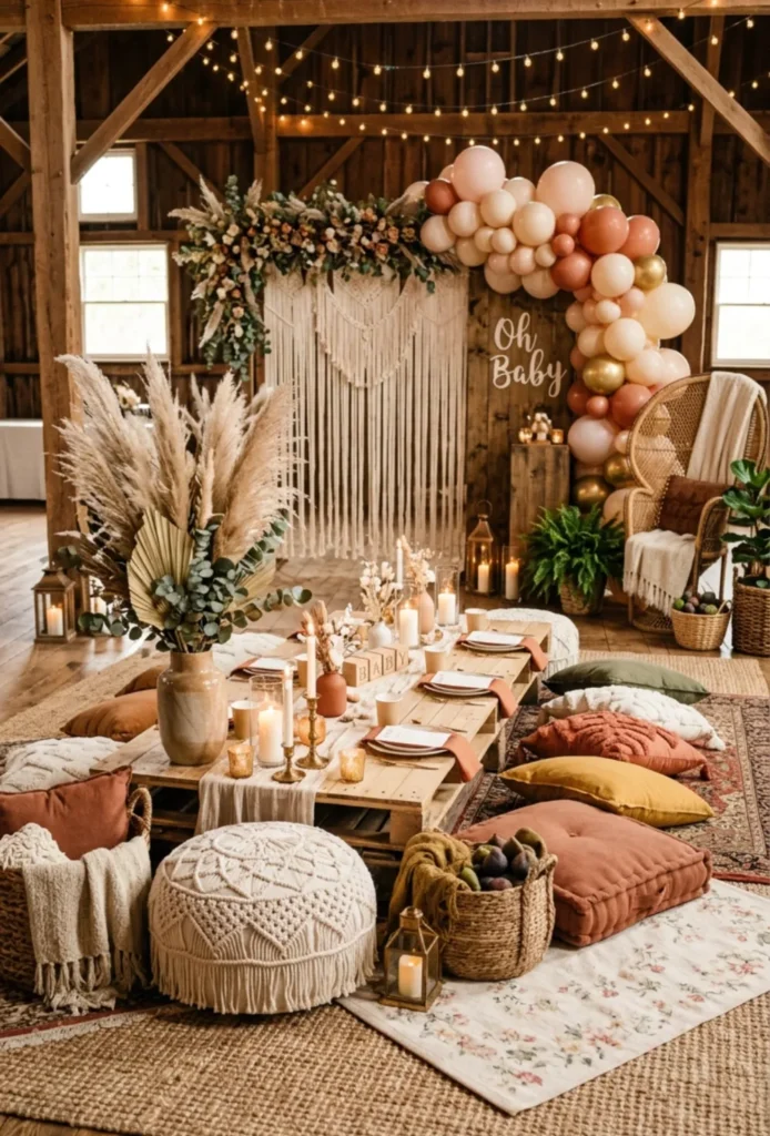 Boho Floor Seating Lounge