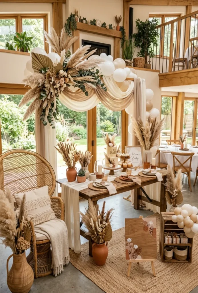 Boho Neutral Baby Shower