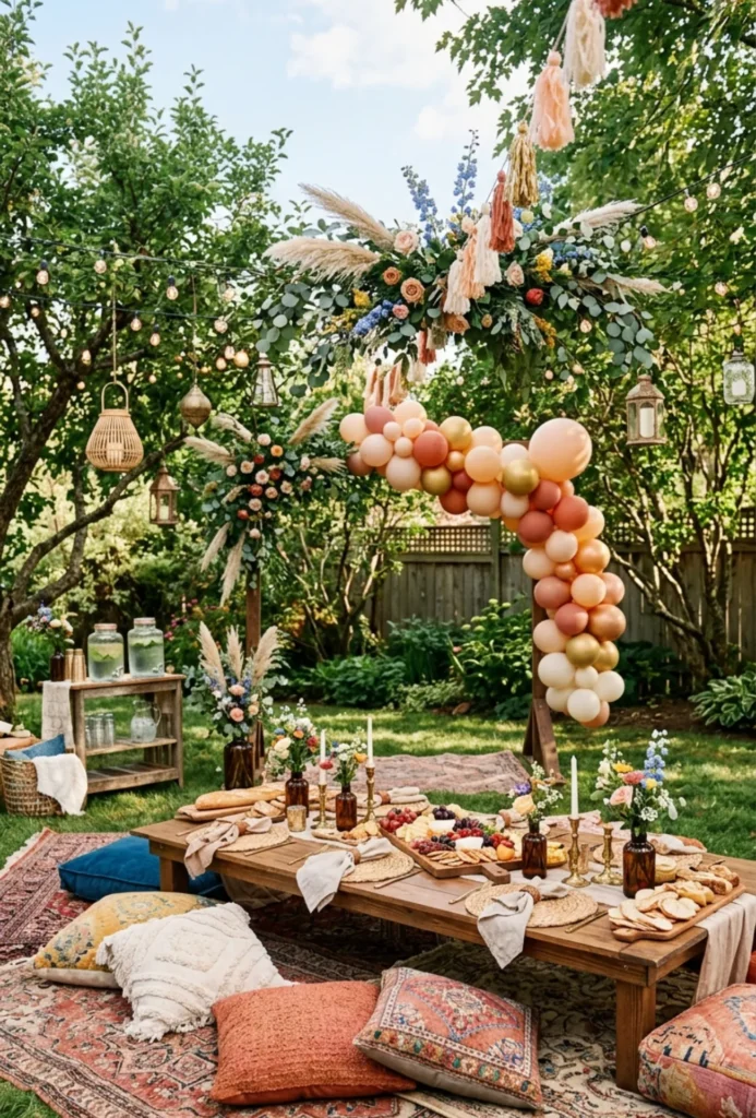 Boho Picnic Setup Party