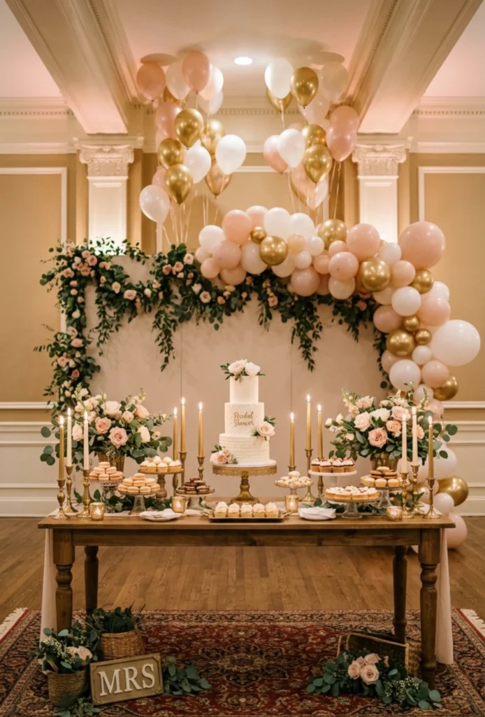 Candle-Lit Elegant Dessert Styling