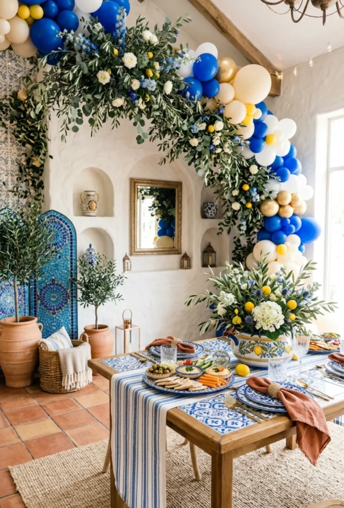 Capri Blue Mediterranean Coastal Theme