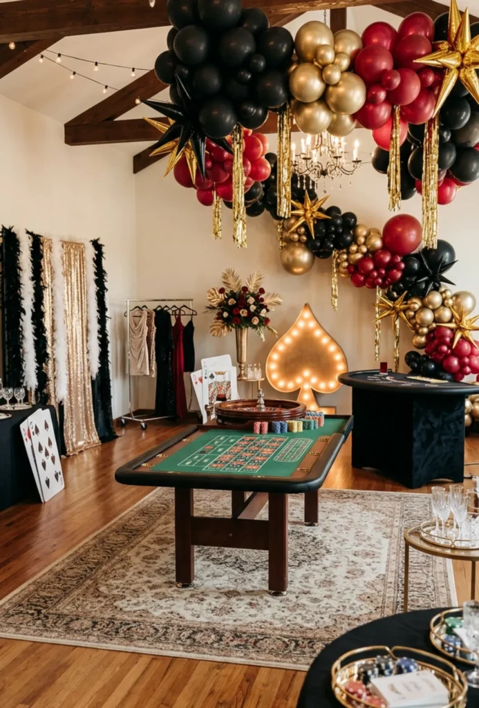 Casino Night Glam Dress Code