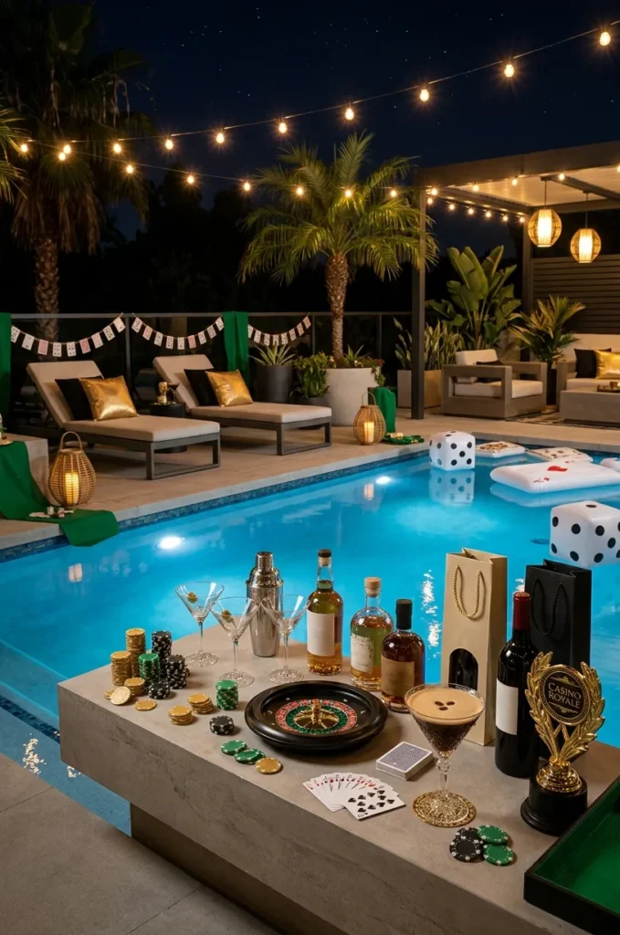 Casino Night Pool Party Theme