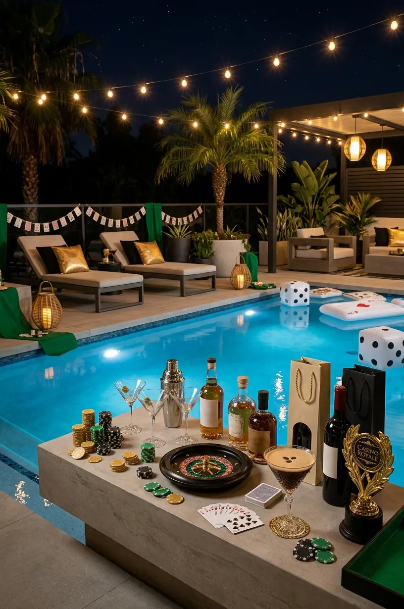 Casino Night Pool Party Theme