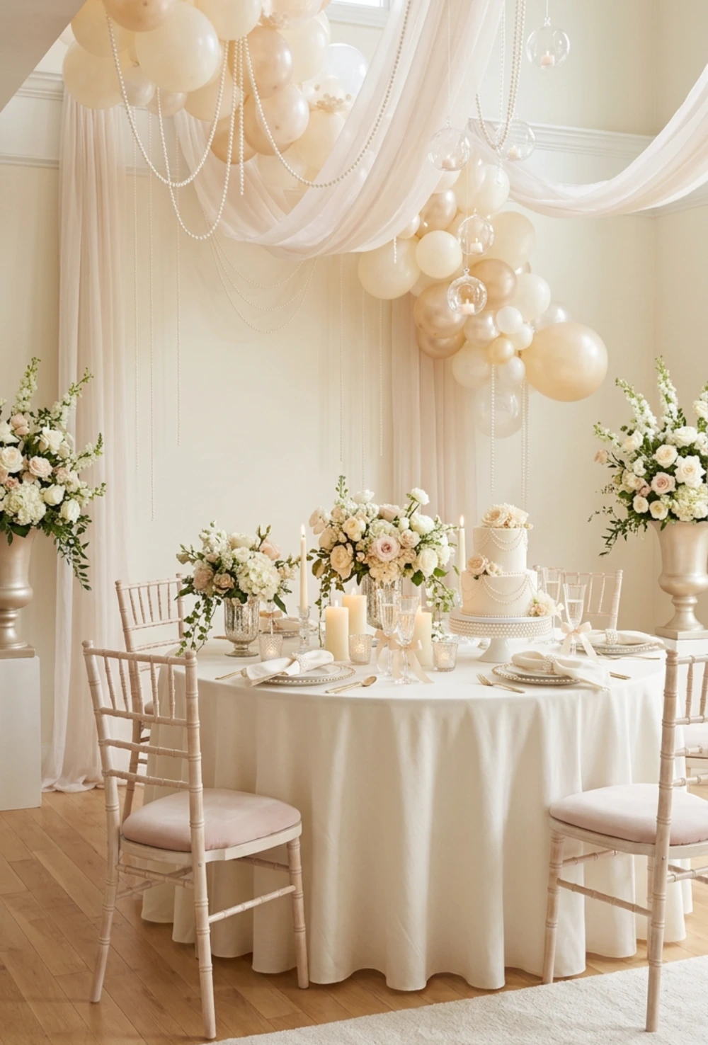 Champagne & Pearls Luxury Theme