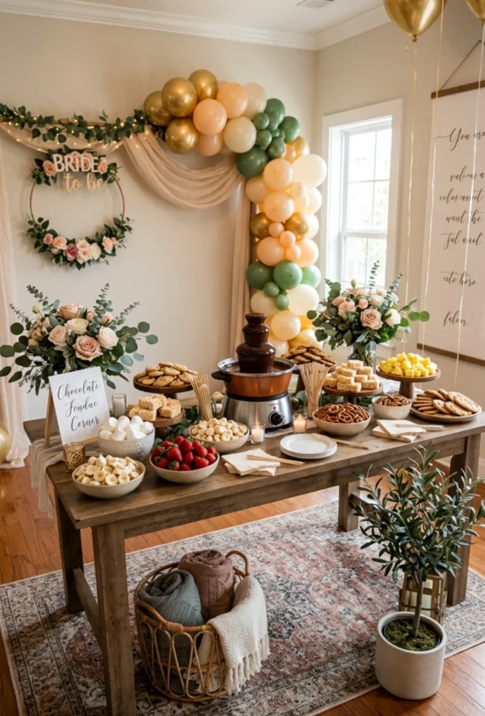 Chocolate Fondue Corner