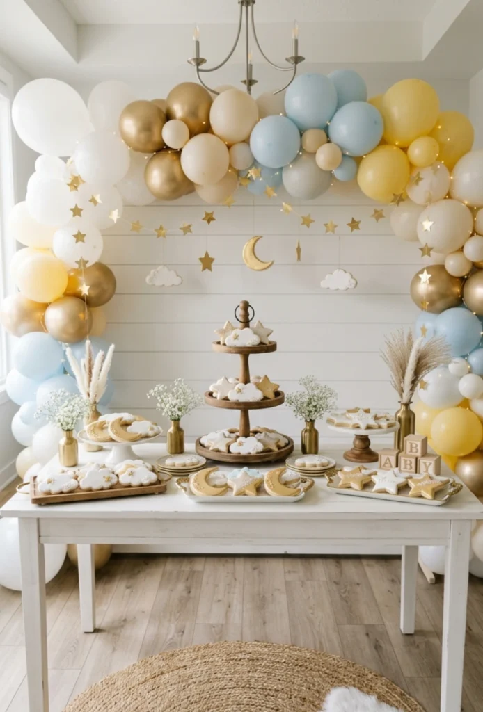 Cloud and Star Sugar Cookies