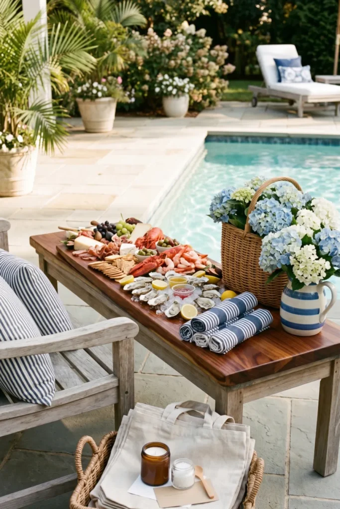 Coastal Grandmother Aesthetic Pool Party