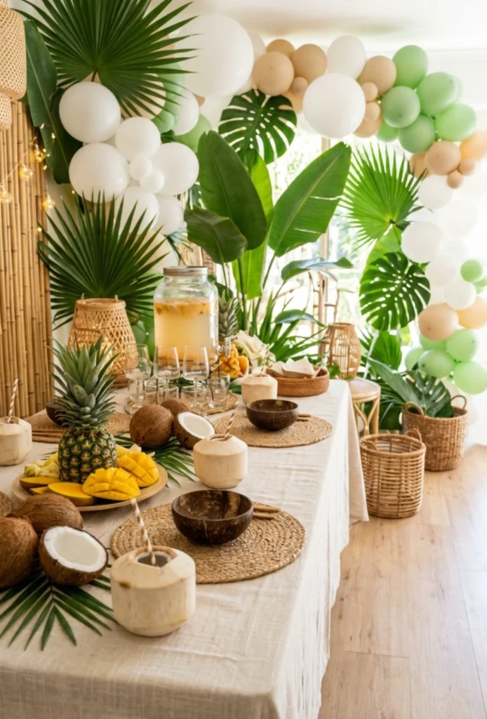 Coconut Tropical Island Vibe