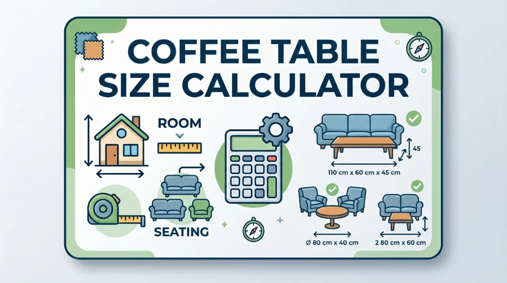 Coffee Table Size Calculator