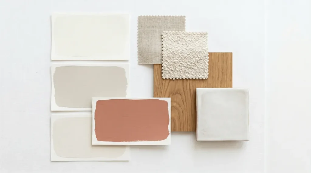 Color Palette Materials Board