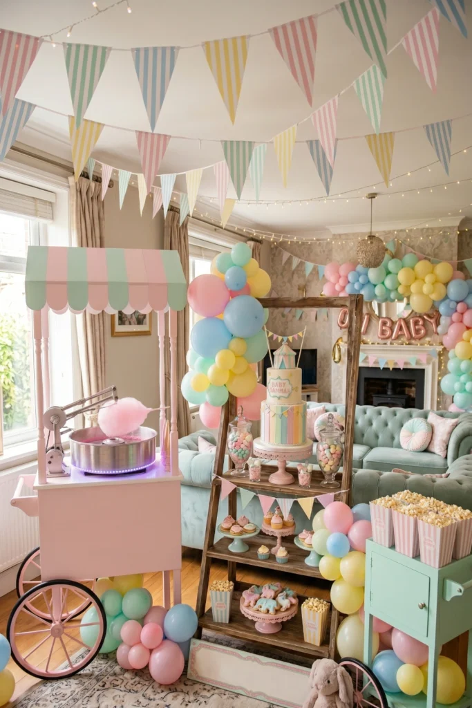 Cotton Candy Pastel Carnival Theme