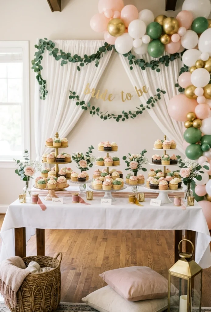 Cupcake Only Color Coordinated Dessert Table