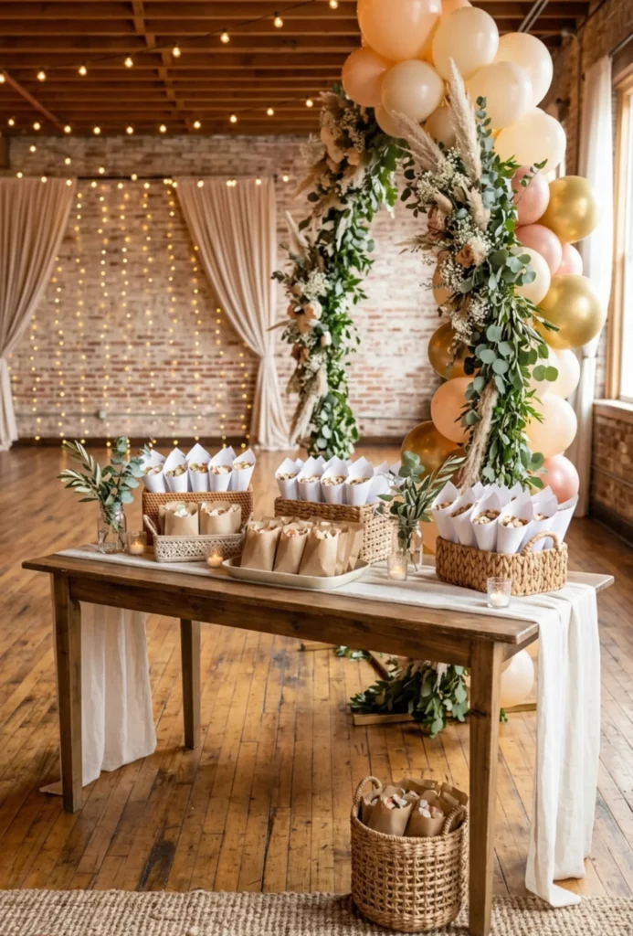 DIY Confetti Send Off Celebration Setup