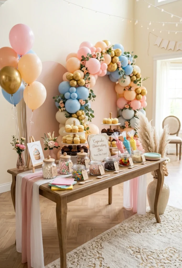 DIY Cupcake Decorating Bar