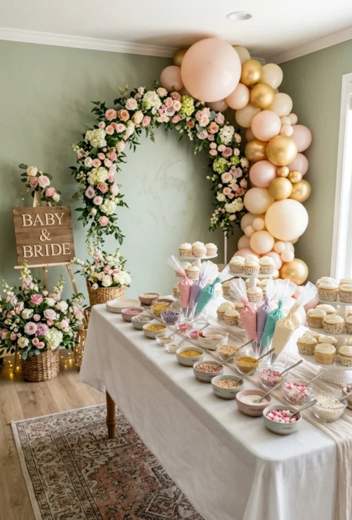 DIY Cupcake Decorating Station