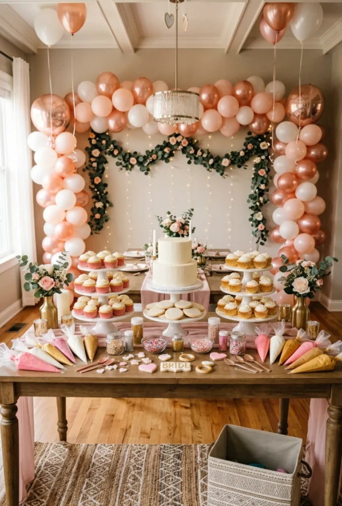 DIY Dessert Decorating Station