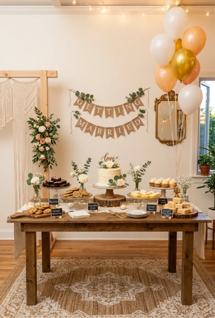 DIY Dessert Table with Homemade Treats