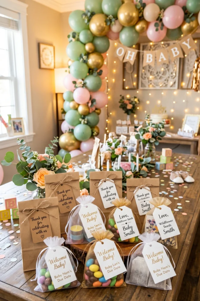DIY Favor Bags with Custom Tags
