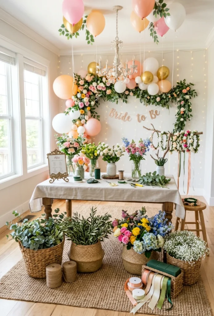 DIY Flower Crown Station