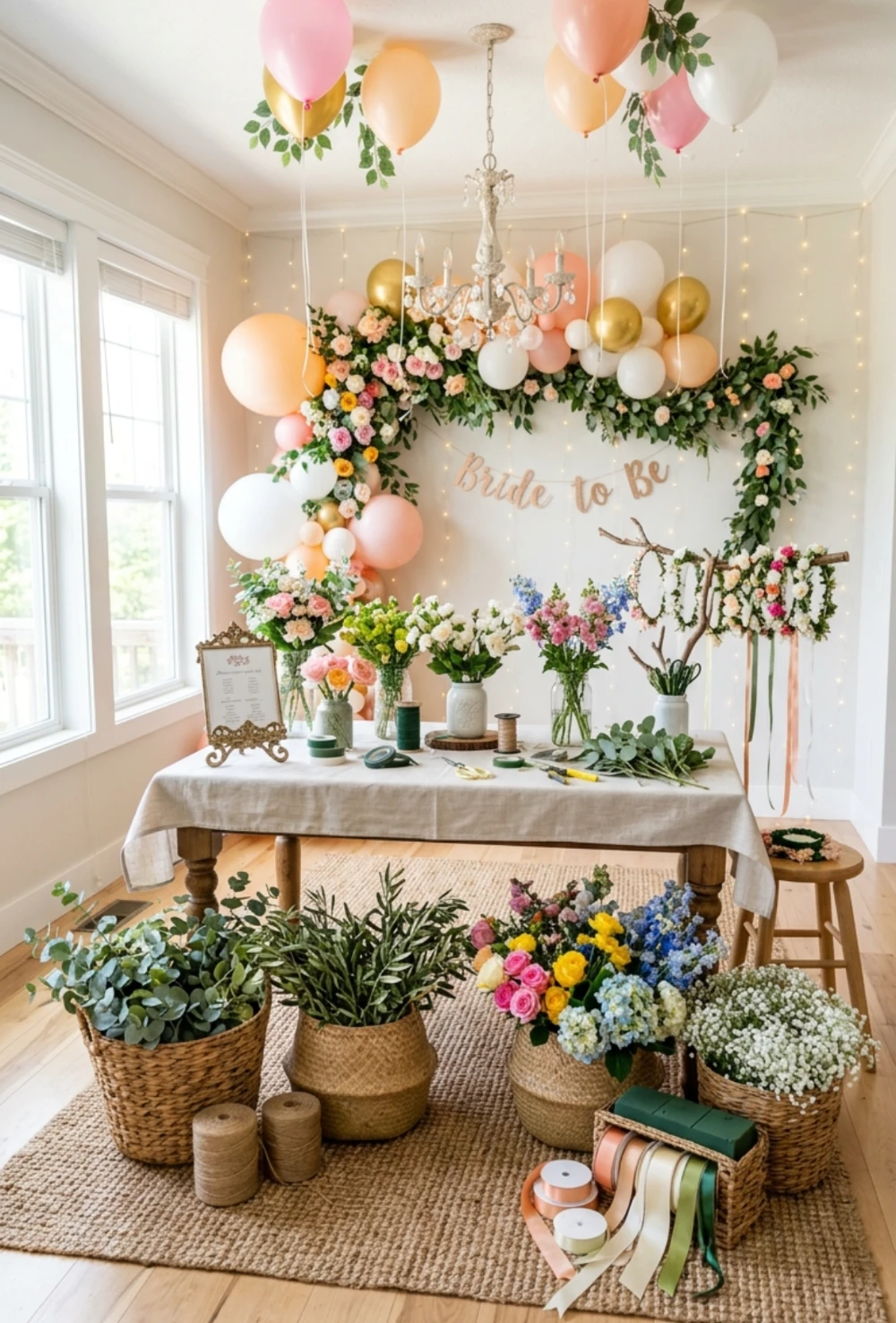 DIY Flower Crown Station