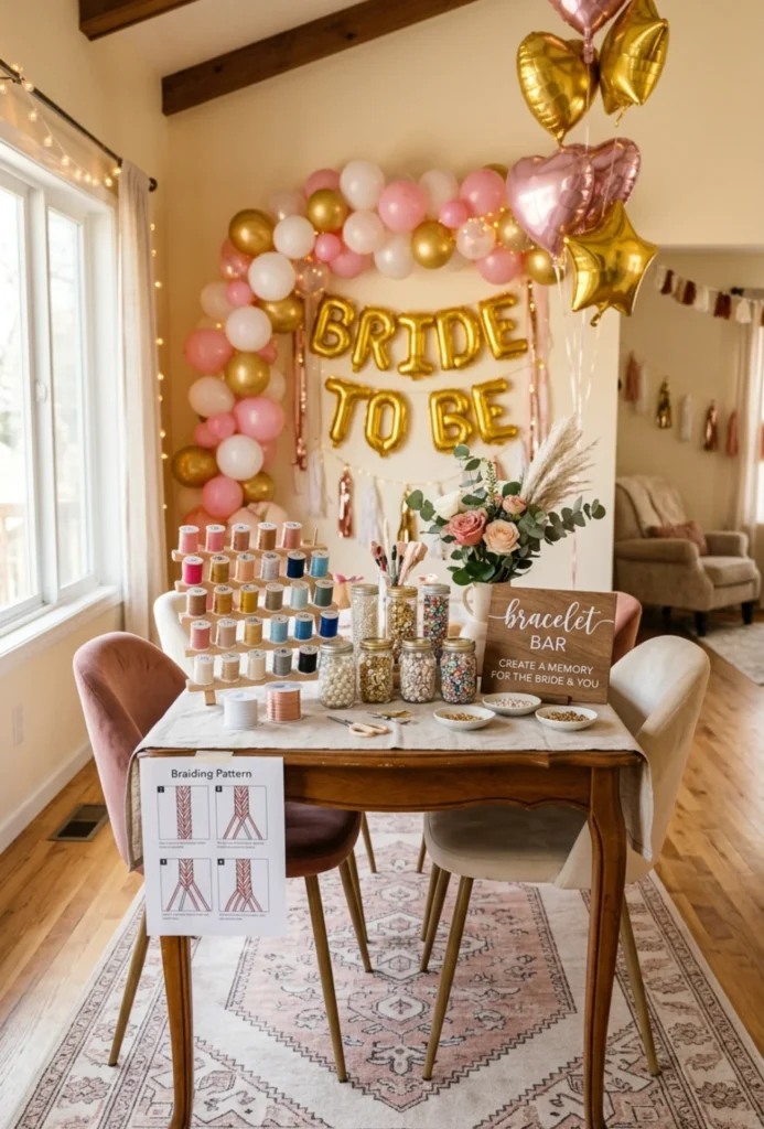 DIY Friendship Bracelet Making Station