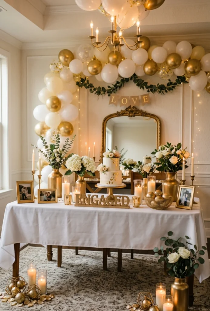 DIY Gold Spray Painted Decor Accents Party