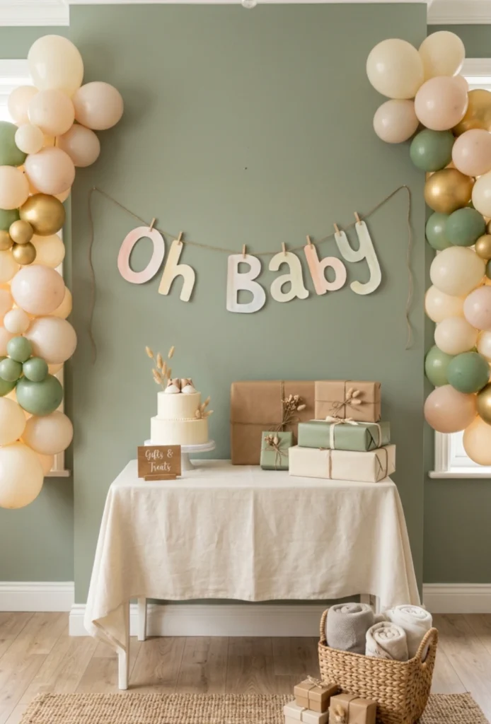 DIY "Oh Baby" Banner