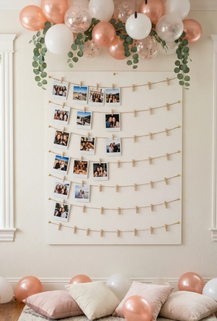 DIY Polaroid Memory Board Display