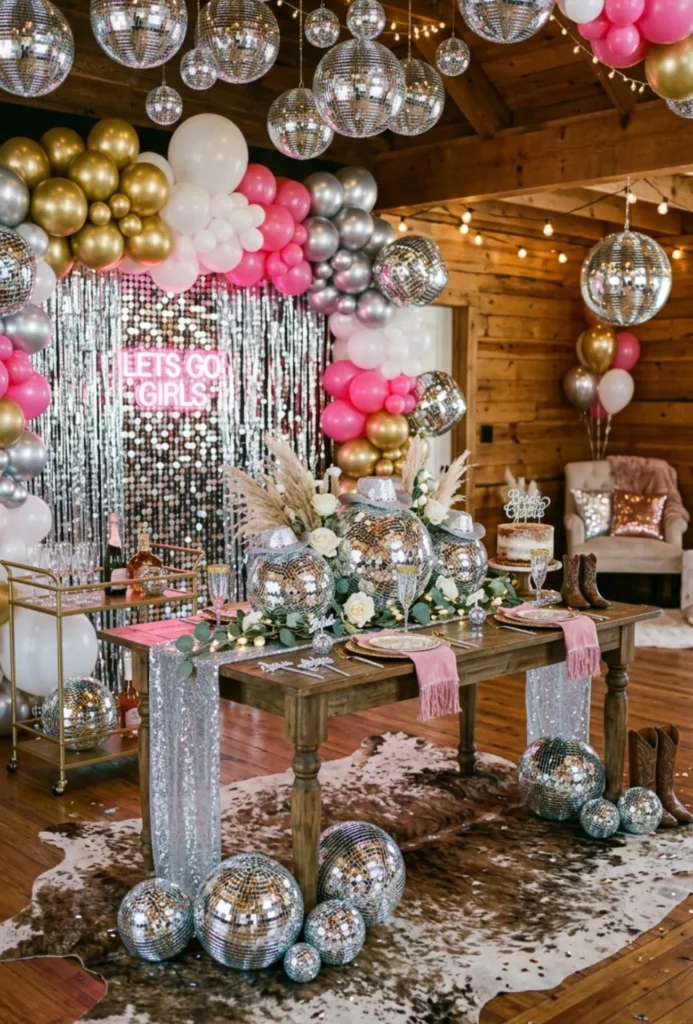 Disco Cowgirl Glam Party