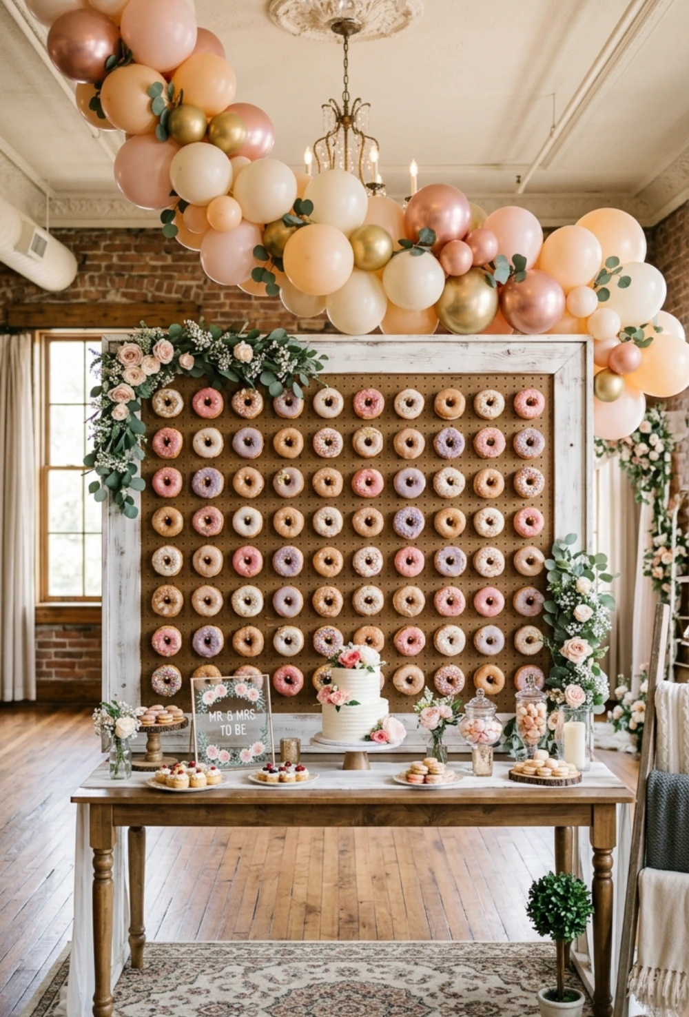 Donut Wall Dessert Display
