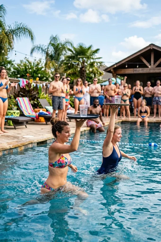 Drunk Waiter Relay Race