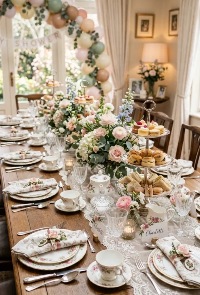 Elegant Tea Party Tablescape