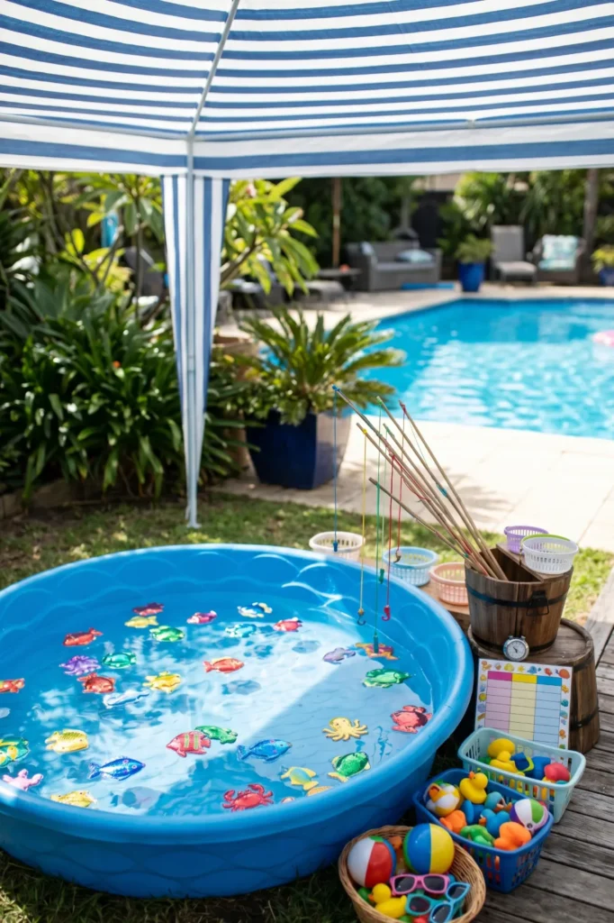 Fishing Game Pool Activity for Kids