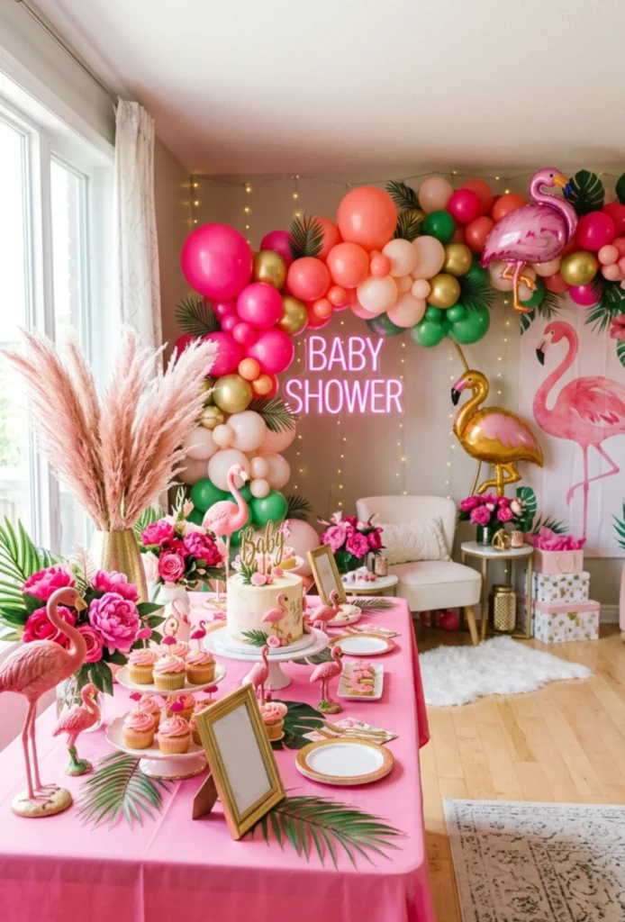 Flamingo Tropical Pink Theme