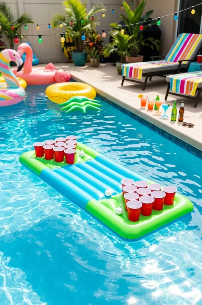 Floating Beer Pong Challenge