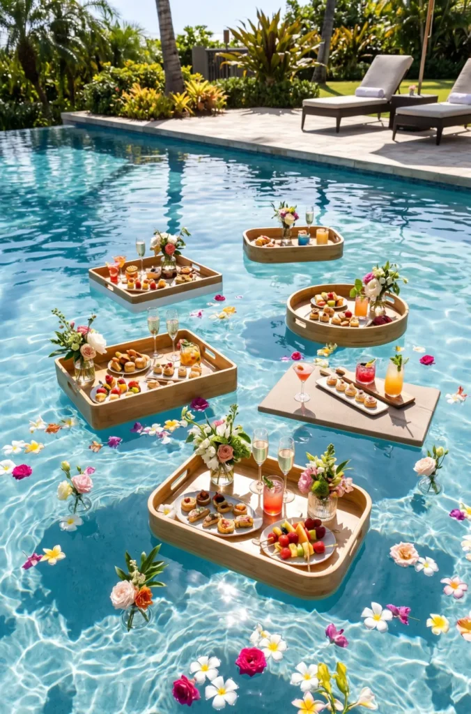 Floating Picnic Pool Party