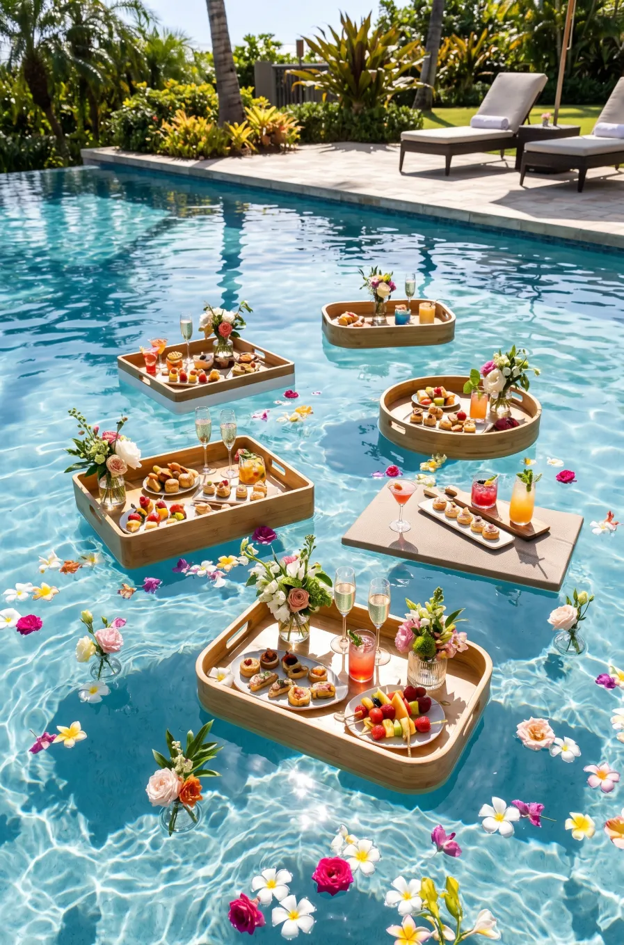 Floating Picnic Pool Party