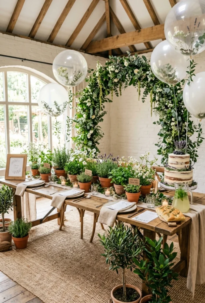 Fresh Herb Garden Inspired Bridal Shower