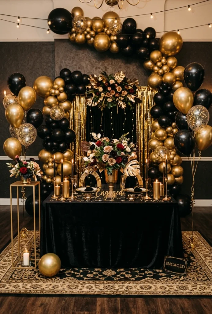 Glam Black & Gold Party