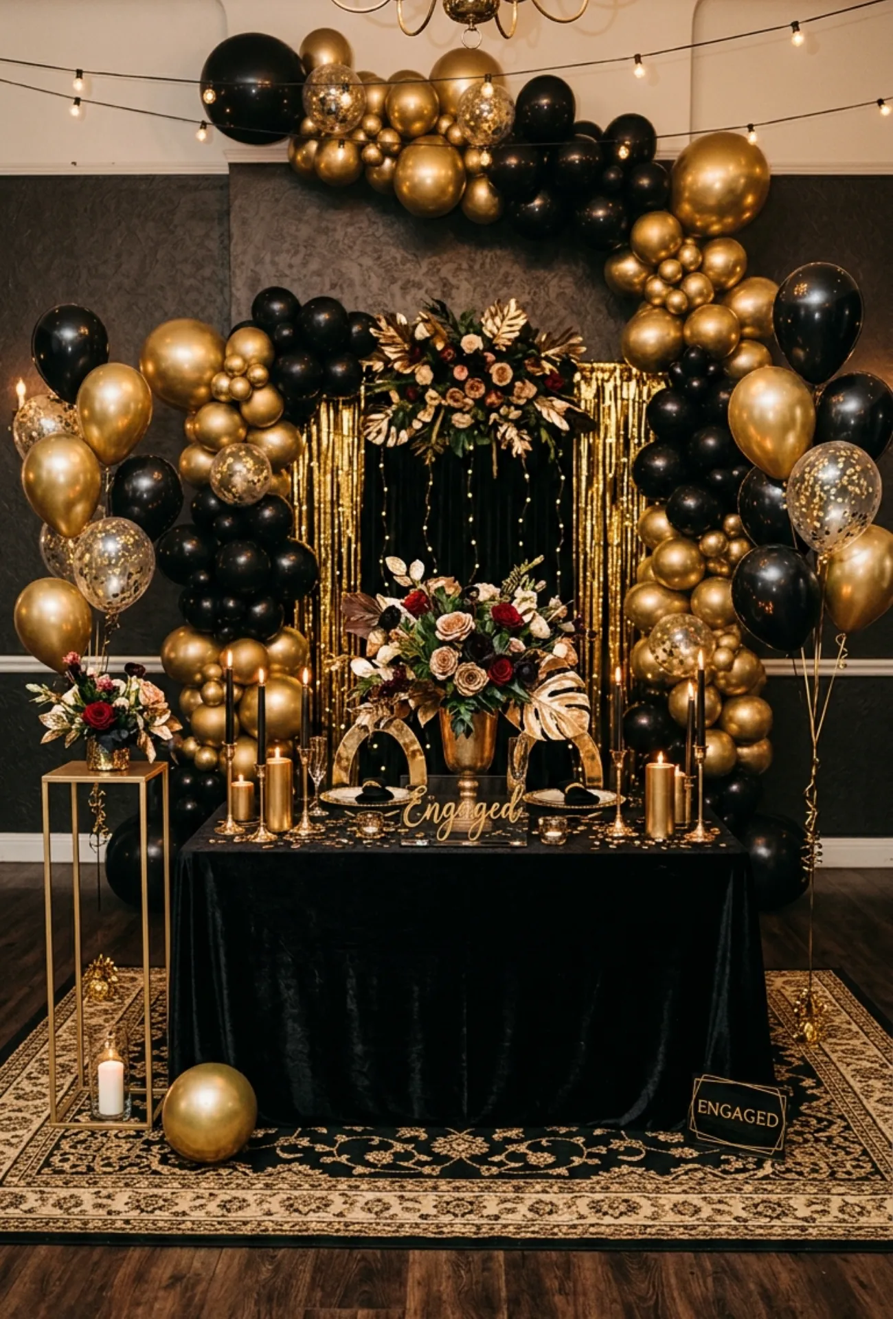 Glam Black & Gold Party