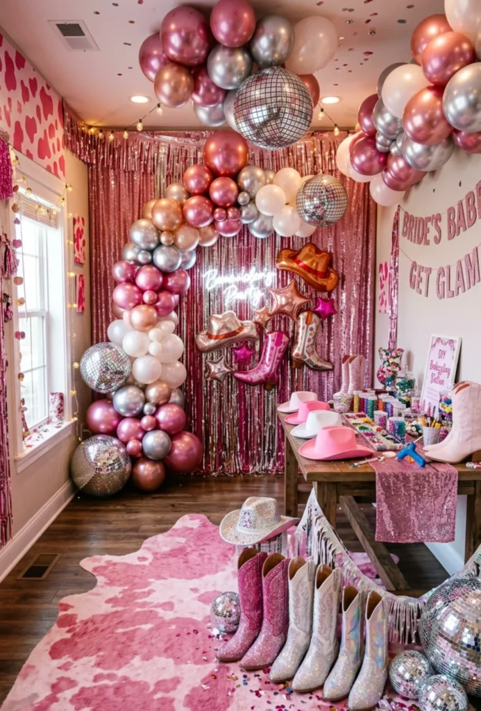 Glitter Boots and Hats Rhinestone Theme