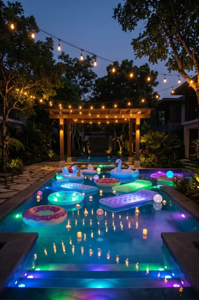 Glow Float Party with LED Lights