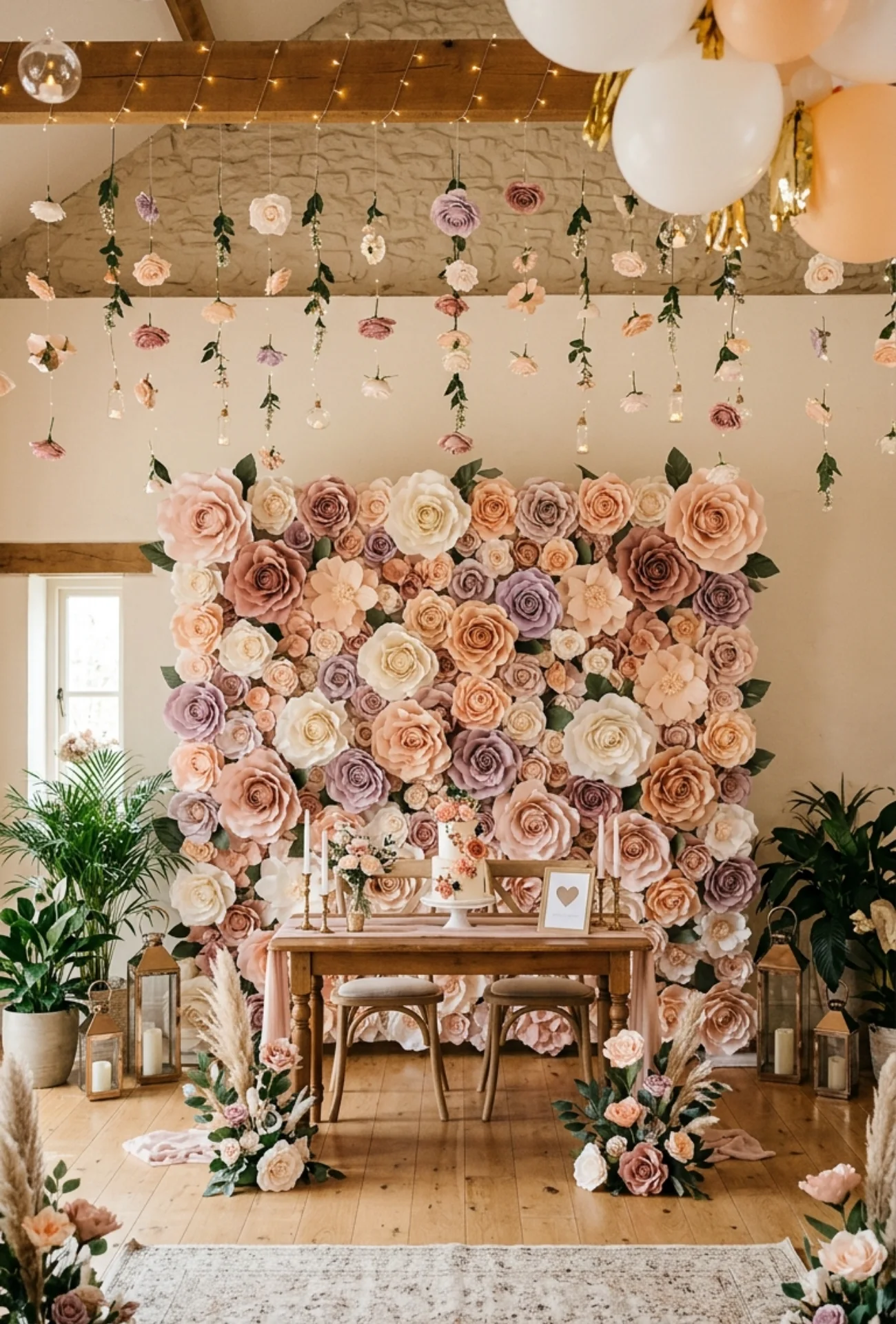 Handmade Paper Flower Decoration Party Theme